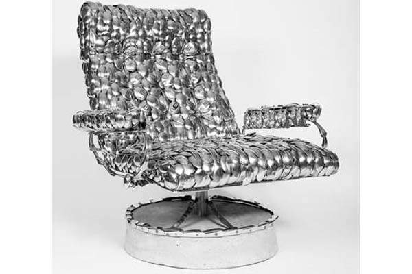 Imagine a chair made of spoons!