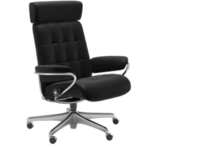 Stressless® London Office Chair with Adjustable Headrest