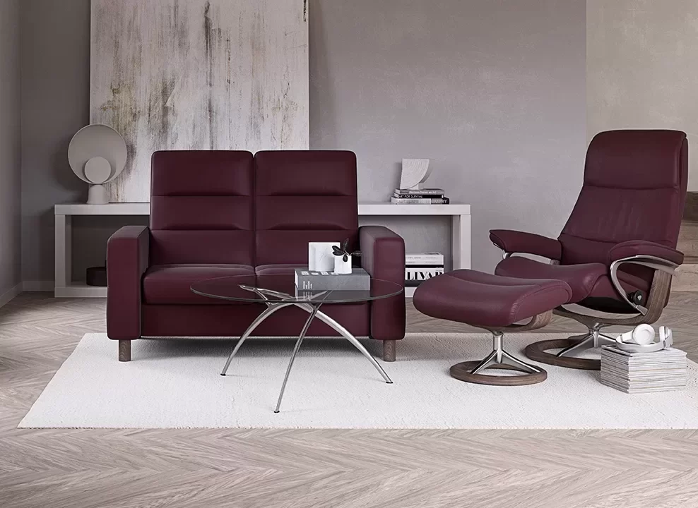 Stressless® Wave (Low Back) Sofa - Image 6